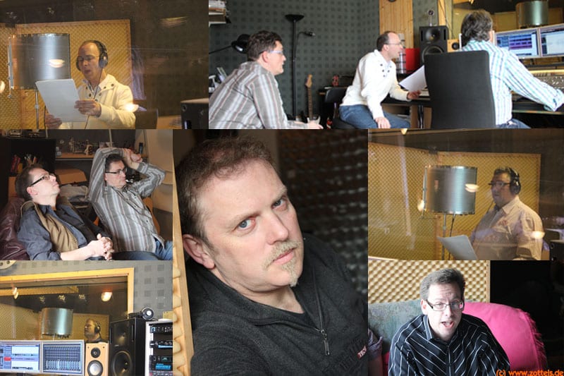 Die Zottels im Tonstudio 2013
